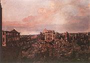 BELLOTTO, Bernardo Dresden, the Ruins of the Pirnaische Vorstadt china oil painting artist